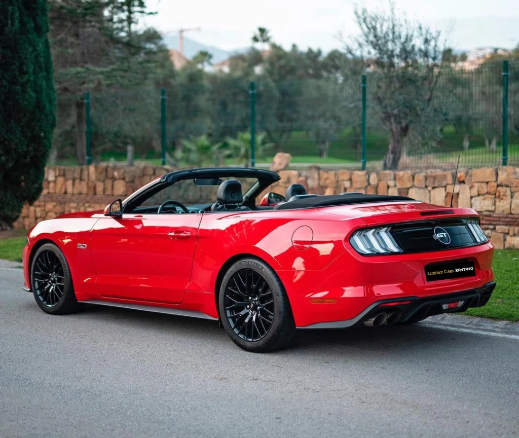 Alquiler de coches de lujo en Pamplona- Ford Mustang 5.0 Cabrio