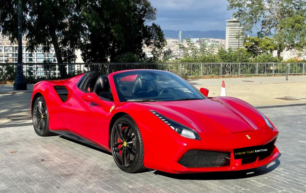 Servicio de Alquiler de Ferrari en Barcelona con Luxury Cars Rental - Ferrari 488 Spyder Rojo