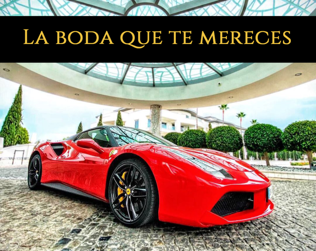 Servicio de Alquiler de Ferrari para Bodas con Luxury Cars Rental - Ferrari 488 Spyder Rojo