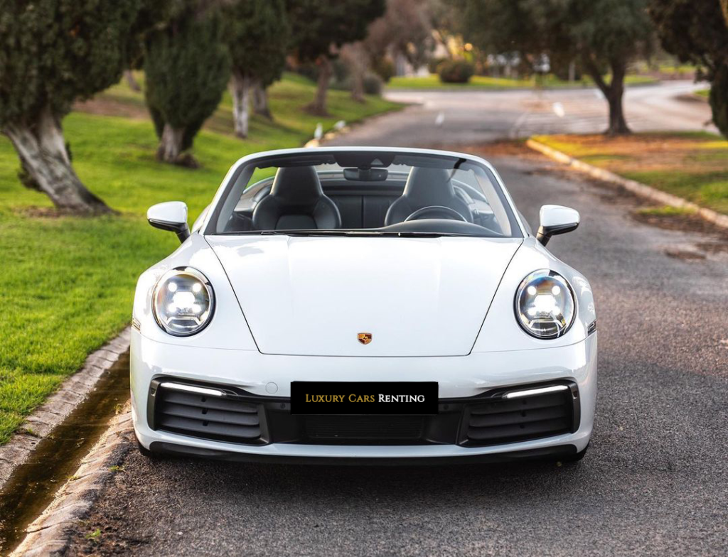 Servicio de alquiler de coches de lujo en Alicante - Frontal de Porsche 991-992 S Carrera S Cabrio
